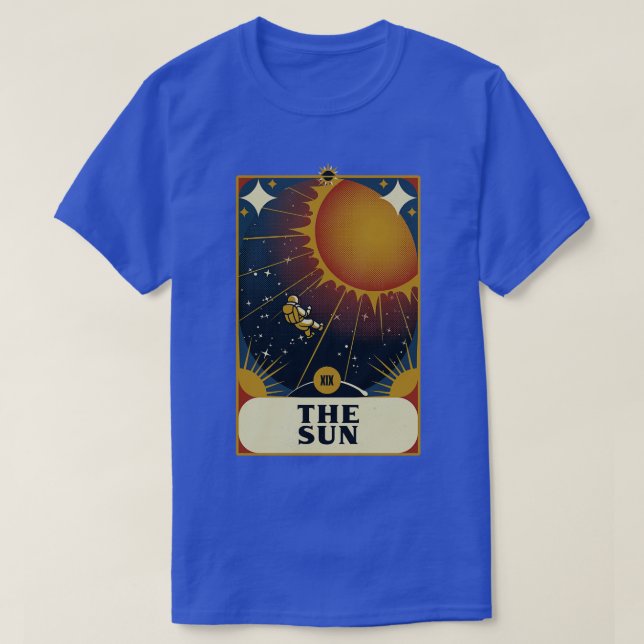 Camiseta Tarot Sun, astronauta de Tobe Fonseca (Diseño del anverso)