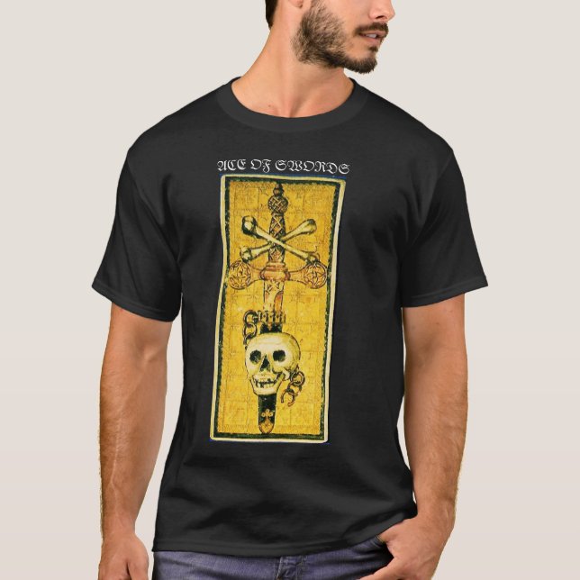 CAMISETA TAROTES DE RENACIMIENTO ANTIGUO/ACE DE ESPALDAS (Anverso)