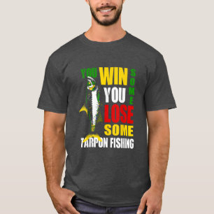 Camiseta Tarpon Angler Cita Pescado De Agua Salada 