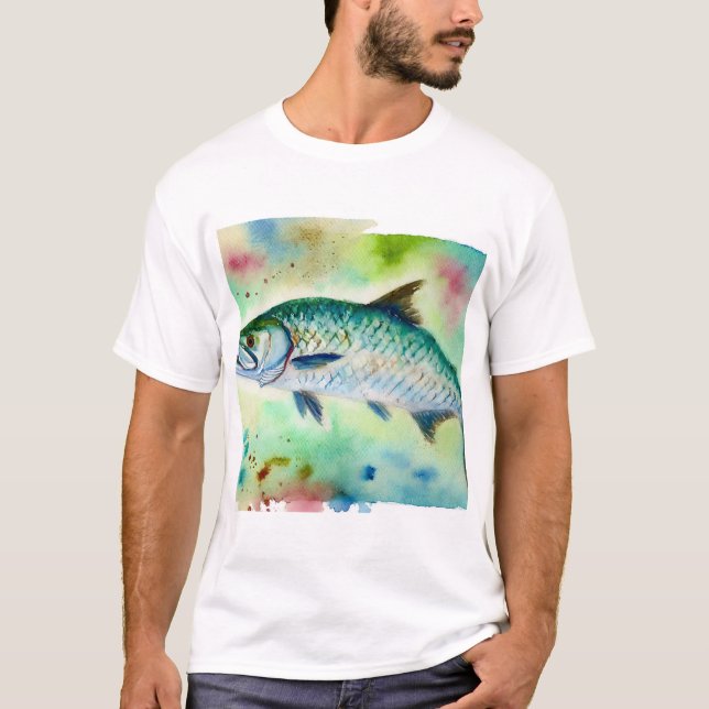 Camiseta Tarpon Elegance 210824AREF113 - Watercolor (Anverso)