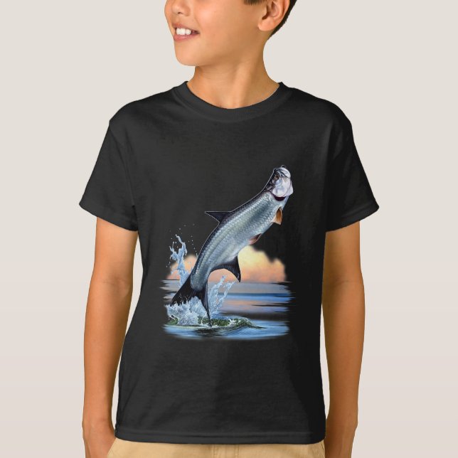 Camiseta Tarpon Fish Fresh Water Wildlife Hunting Fishing A (Anverso)
