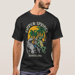 Camiseta Tarpon Springs Florida EE. UU. Hombre divertido Ma