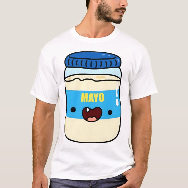 Camiseta Tarrito Kawaii de Mayonesa (Anverso)