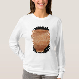 Camiseta Tarro adornado con el traslapo de escalas