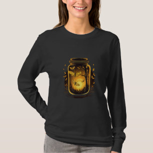 Camiseta Tarro de fantasía con insectos brillantes para soñ
