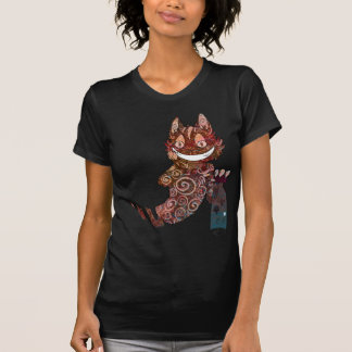 Camiseta Tarro de la seta del gato de Cheshire