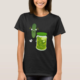 Camiseta Tarro de Pickle descarado Vegetarianos, Vegano, Am
