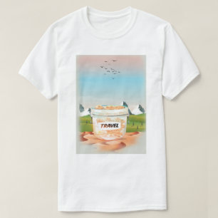 Camiseta Tarro de viaje de dinero de vidrio