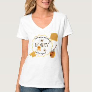 Camiseta Tarros de Miel Abeja Panal Colmena Apicultura