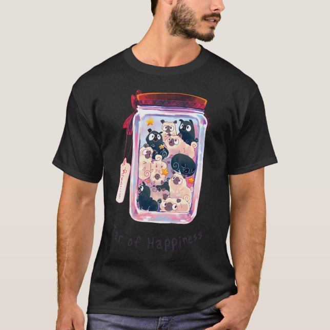 Camiseta Tarros de Pugs (Anverso)