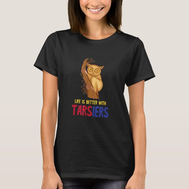 Camiseta Tarsier Philippine Animal Tarsier Monkey (Anverso)