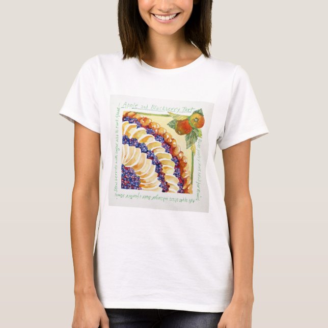 Camiseta Tarta 2014 de la zarzamora de Apple (Anverso)