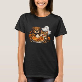 Camiseta Tarta De Calabaza Gato Roba Mordisco Perro Guarda