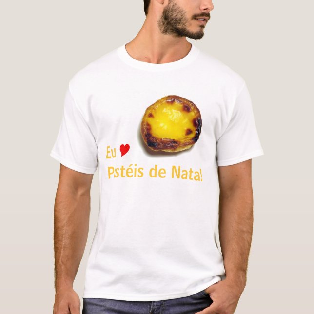 Camiseta Tarta de crema portuguesa (Anverso)