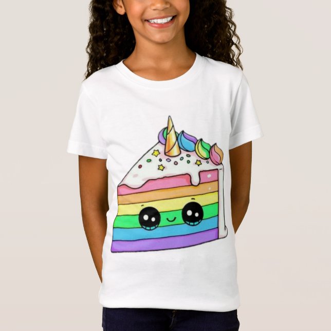 Camiseta Tarta de cumpleaños (Anverso)