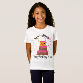 Camiseta Tarta de Cumpleaños con Sprinkles 