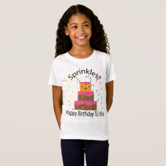 Camiseta Tarta de Cumpleaños con Sprinkles