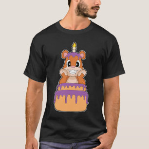 Camiseta Tarta de cumpleaños de oso