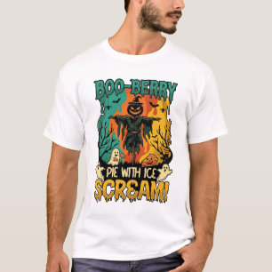 Camiseta Tarta de helado de calabaza Boo Berry Espantapájar