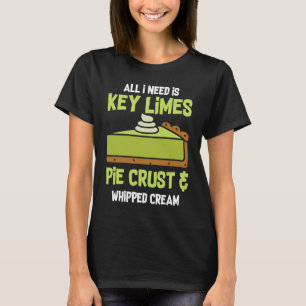 Camiseta Tarta de lima clave Corteza y crema batida