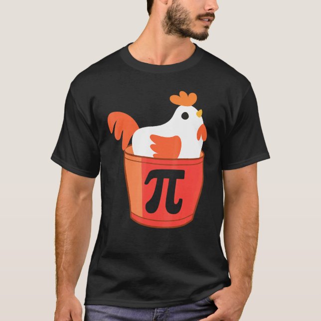 Camiseta Tarta De Pollo Día De Pi (Anverso)