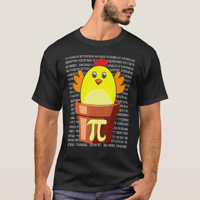 Camiseta Tarta De Pollo Pi Día Profesores De Matemáticas (Anverso)