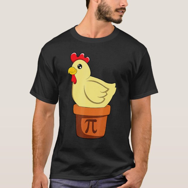 Camiseta Tarta De Pollo Pot Día De Matemáticas (Anverso)