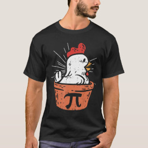 Camiseta Tarta del Día de Pi de Pollo Math Geek 3new14
