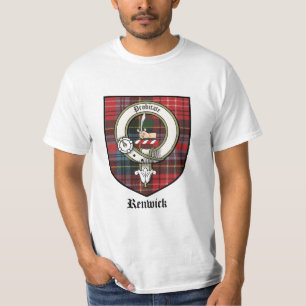 Camiseta Tartán de la insignia del escudo del clan de