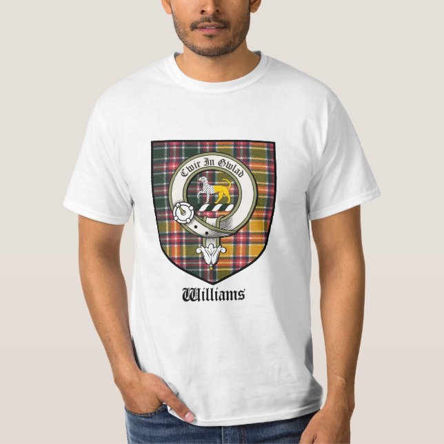 Camiseta Tartán de la insignia del escudo del clan de (Anverso)