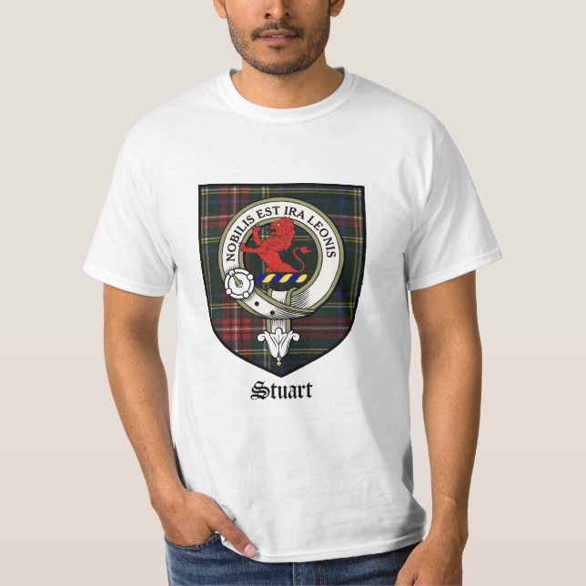 Camiseta Tartán de la insignia del escudo del clan de (Anverso)
