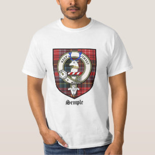 Camiseta Tartán de la insignia del escudo del clan de