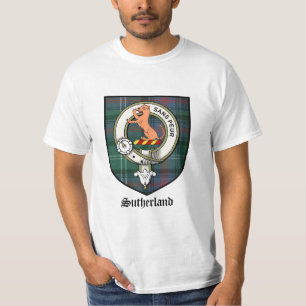 Camiseta Tartán de la insignia del escudo del clan de