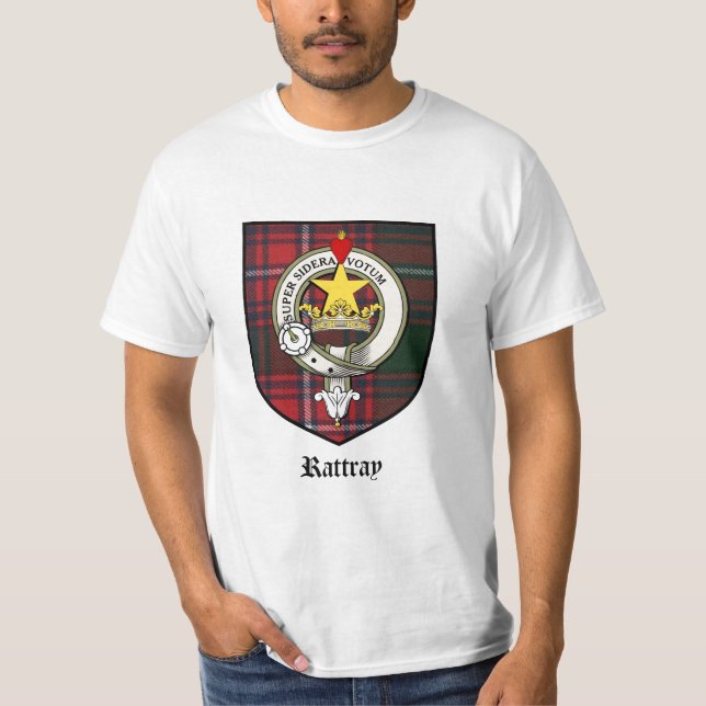 Camiseta Tartán de la insignia del escudo del clan de (Anverso)