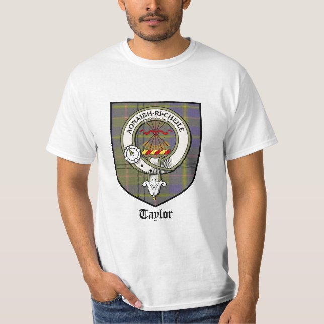 Camiseta Tartán de la insignia del escudo del clan de (Anverso)