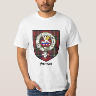 Camiseta Tartán de la insignia del escudo del clan de