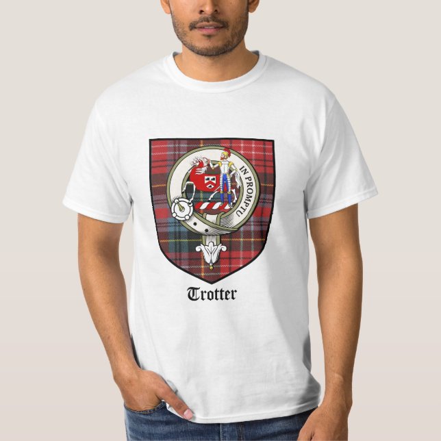 Camiseta Tartán de la insignia del escudo del clan del (Anverso)