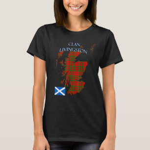 Camiseta Tartan del Clan Escocés Livingston Escocia