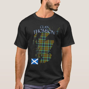 Camiseta Tartan del Clan Escocés Thompson Escocia
