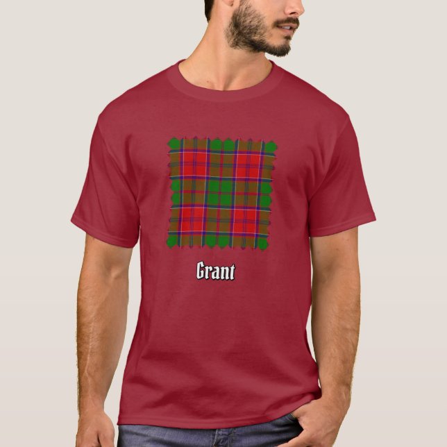 Camiseta Tartan del Clan Grant (Anverso)