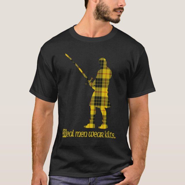 Camiseta Tartán escocés 2 de MacLeod de hombres de las (Anverso)