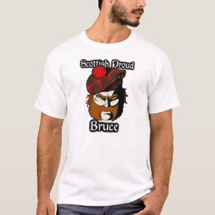 Camiseta Tartán orgulloso escocés de Bruce del clan