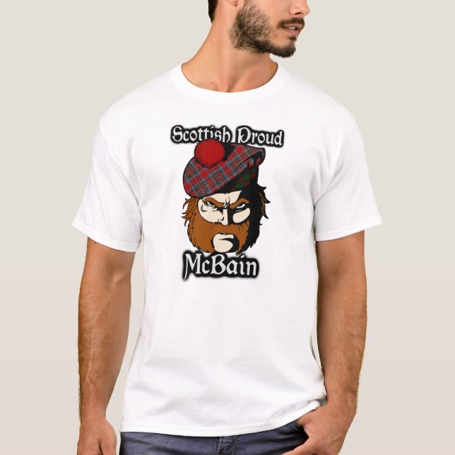 Camiseta Tartán orgulloso escocés de McBain MacBain del (Anverso)