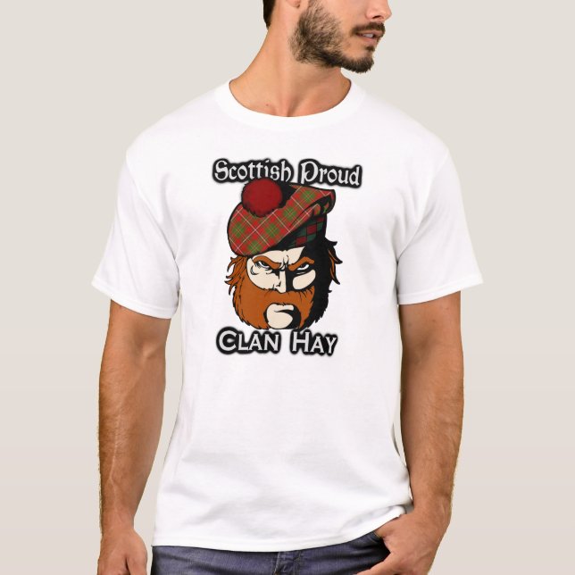 Camiseta Tartán orgulloso escocés del heno del clan (Anverso)