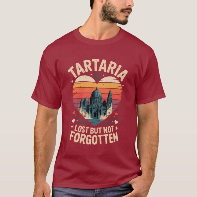Camiseta Tartaria Perdida Pero No Olvidada (Anverso)