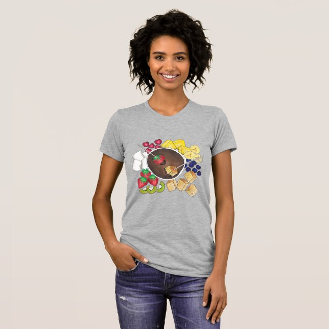 Camiseta Tartas de fruta Berries Marismas y postre (Anverso completo)