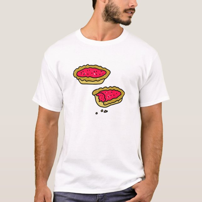 Camiseta tartas del atasco (Anverso)