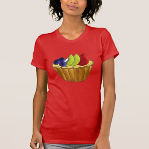 Camiseta Tarte aux Fruits Fruit Tart Chef pastelero francés