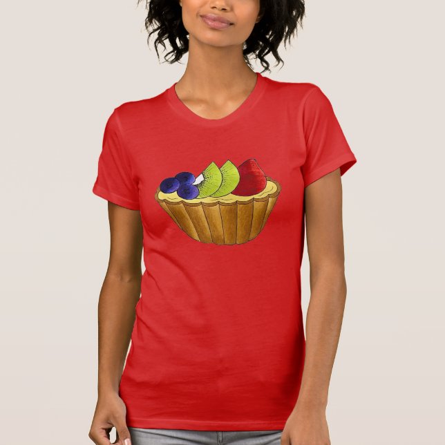 Camiseta Tarte aux Fruits Fruit Tart Chef pastelero francés (Anverso)