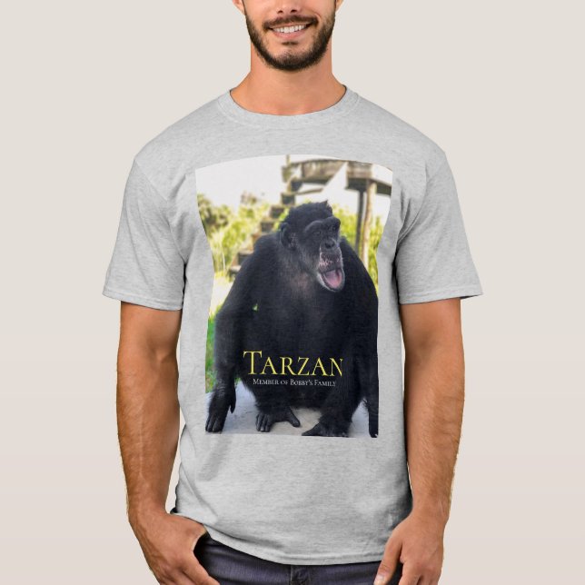Camiseta Tarzan, miembro de la familia de Bobby (Anverso)